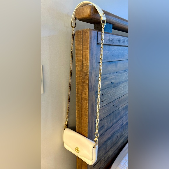 Tory Burch MINI Robinson Removable Crossbody Gold Chain or CLUTCH Bag - Picture 3 of 13